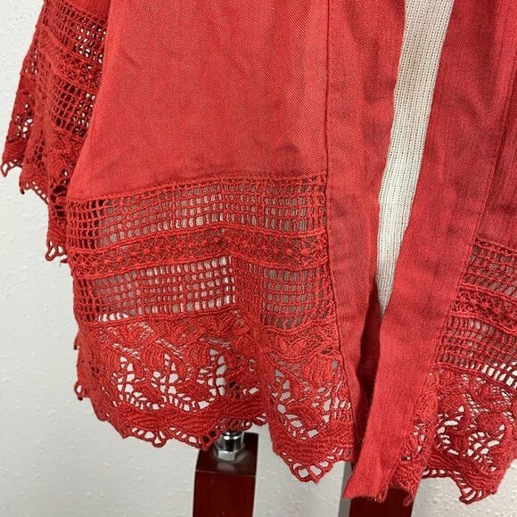 Pre-Loved JW Style Womens Orange Cardigan Size S - Picture 3 of 7